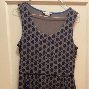 Boden retro midi dress with waistline & flare 8L